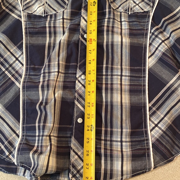 Various Artists - Long sleeve men’s plaid shirt. Size L - Picture 8 of 10